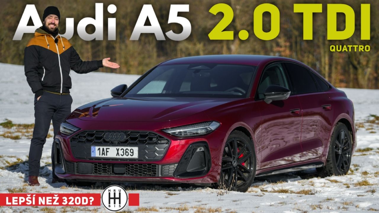 Nová Audi A5 TDI jde proti elektrickému trendu, uvnitř ale vládnou ...
